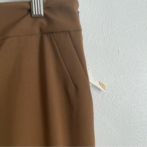 Talbot's Women's Dress Straight Pants stretch camel color NWT Size 16 - Picture 5 of 13